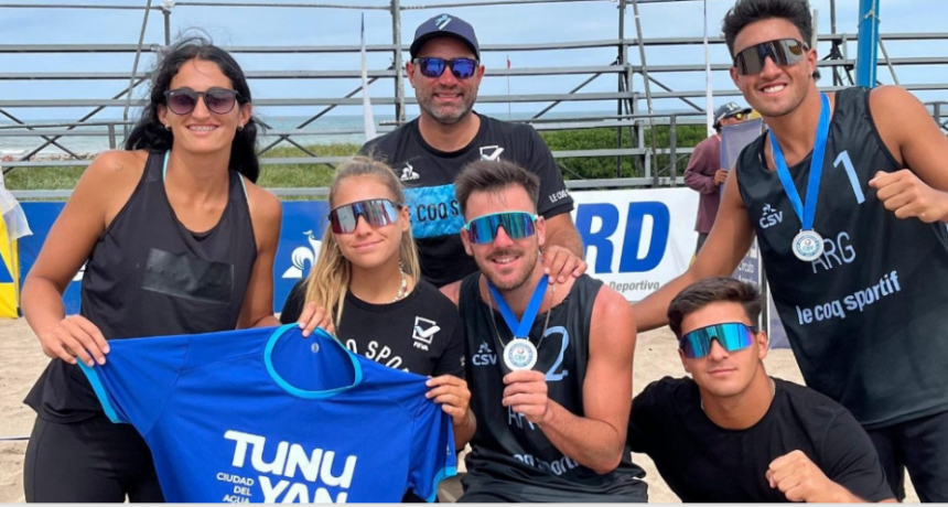 Beach Vóley: destacada participación de los tunuyaninos en el primer torneo internacional del año