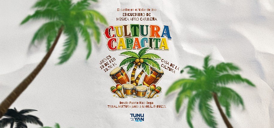 Cultura Capacita: presenta música afrocaribeña en Tunuyán