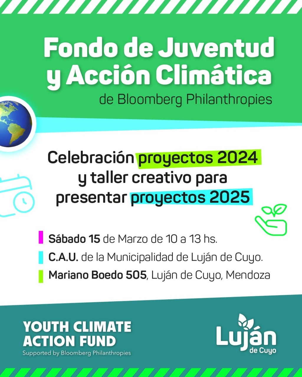 Luján de Cuyo abrió una nueva convocatoria para financiar iniciativas climáticas juveniles   