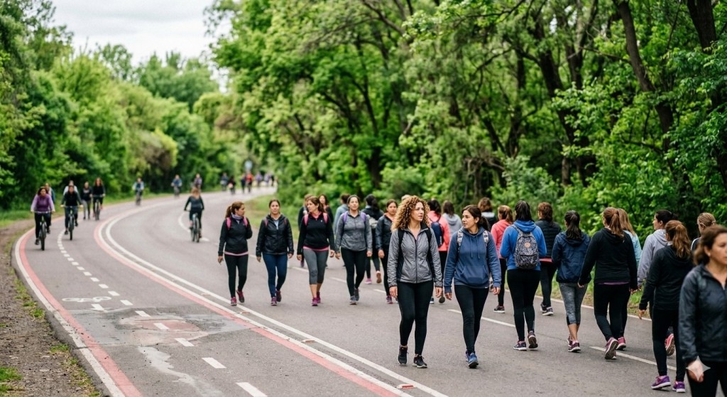Mujeres con prop&oacute;sito: el Parque de la Lombard&iacute;a ser&aacute; escenario de la Caminata 8M en Tunuy&aacute;n