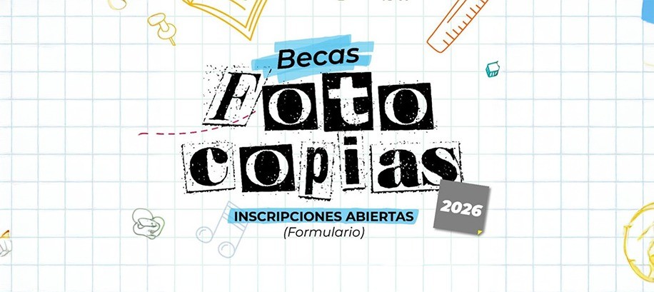 Beca de fotocopias 2026: inscripciones abiertas hasta el 30 de abril