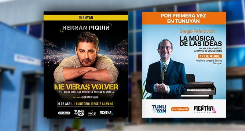 Dos espect&aacute;culos nacionales desembarcan en Auditorio Municipal