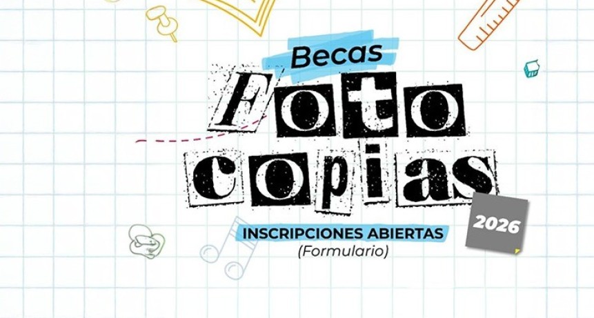 Beca de fotocopias 2026: inscripciones abiertas hasta el 30 de abril