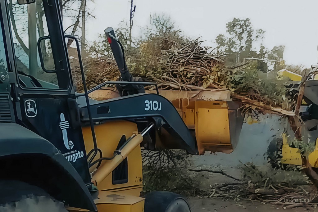 La Municipalidad de Tupungato trabaja sobre los daños causados por el intenso Viento Zonda del sábado
