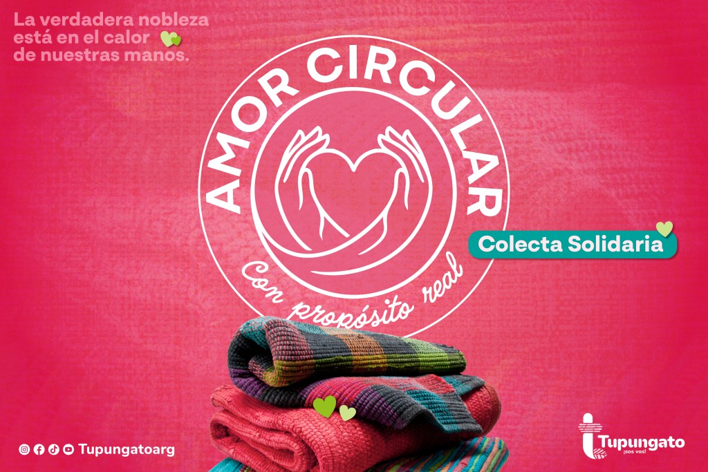 AMOR CIRCULAR con prop&oacute;sito real: colecta solidaria para acompa&ntilde;ar a personas mayores de Tupungato