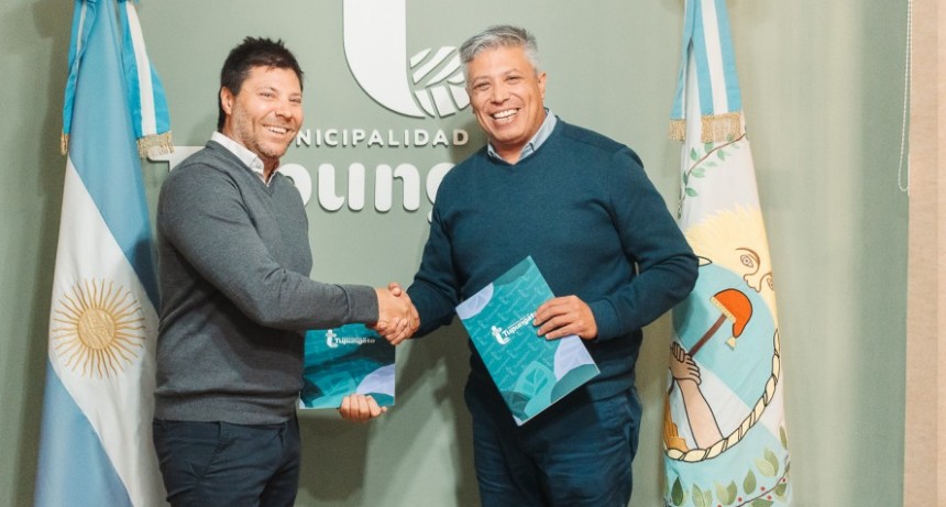 Tupungato firm&oacute; un convenio con NEWPANEL para impulsar capacitaciones gratuitas en construcci&oacute;n sismot&eacute;rmica