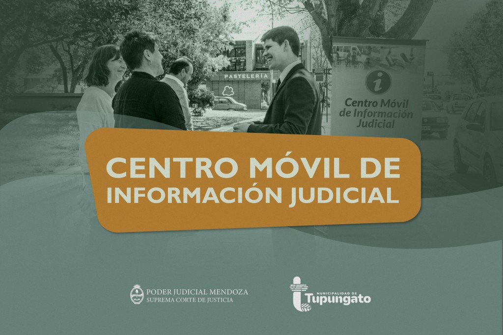 El Centro Móvil de Información Judicial estará atendiendo en la Ciudad de Tupungato