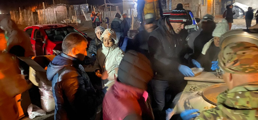 Cruzada solidaria: más de 2.500 porciones de guiso de lentejas y 50 mil kilos de leña para los sectores más vulnerables