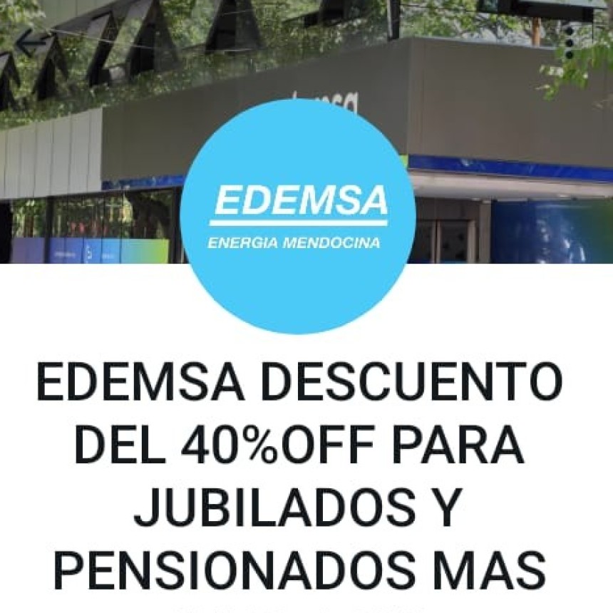 Cuidado con las estafas en redes sociales dirigidas a jubilados que se hacen pasar por Edemsa SA y Ecogas SA