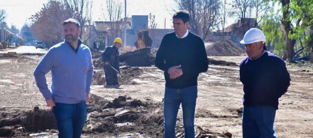 TUNUYÁN: Mayor infraestructura urbana, obras integrales sobre calle Güemes