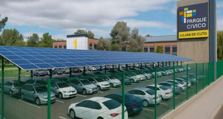 Avanza la construcción del Parque Solar Municipal en Luján de Cuyo