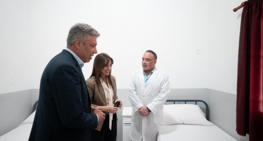 El Intendente Aguilera y la Subsecretaria de Gestión de Salud del Gobierno de Mendoza inauguraron el Servicio de Internación Diferencial de Salud Mental en el Hospital Grl. Las Heras