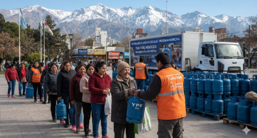 La Garrafa Social sigue recorriendo Tunuy&aacute;n: Vista Flores, El Algarrobo, Las Pintadas y B&deg; Urquiza