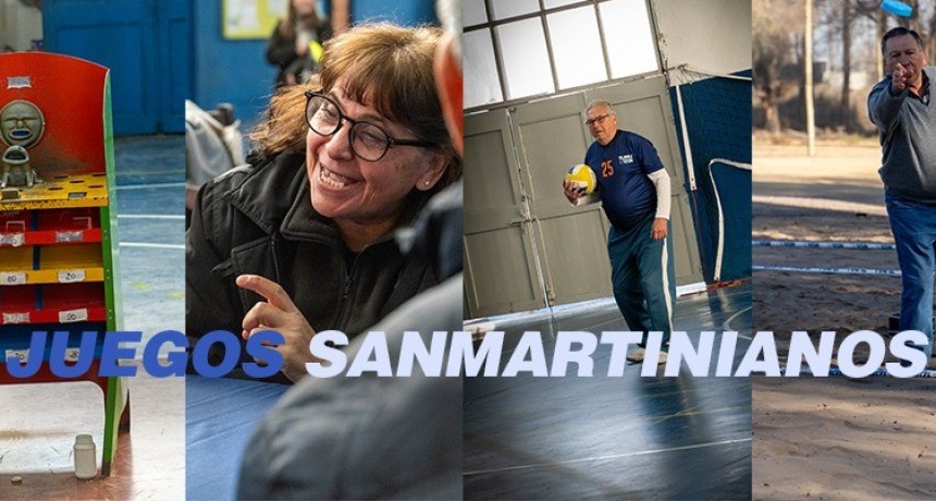 M&aacute;s de 50 adultos y adultos mayores participaron en los Juegos Sanmartinianos