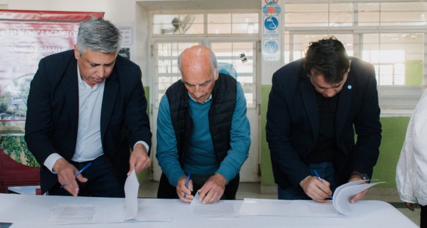 El Municipio de Tupungato apuesta a la educaci&oacute;n sustentable: un nuevo sistema para reutilizar el agua y nuevas aulas