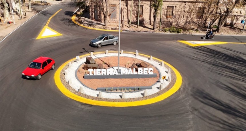 Luján de Cuyo continúa realizando obras viales.