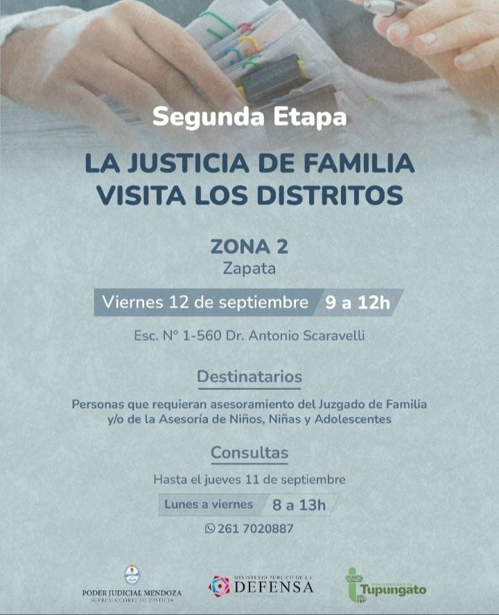 La Justicia de Familia: Visitando los Distritos para Asesoramiento en Procesos Legales