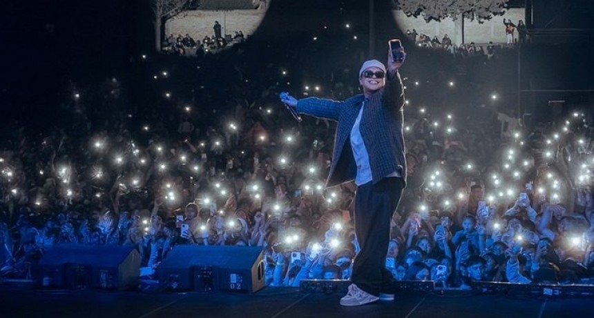 Más de 10 mil personas le mandaron cumbia con La T y la M en Tunuyán