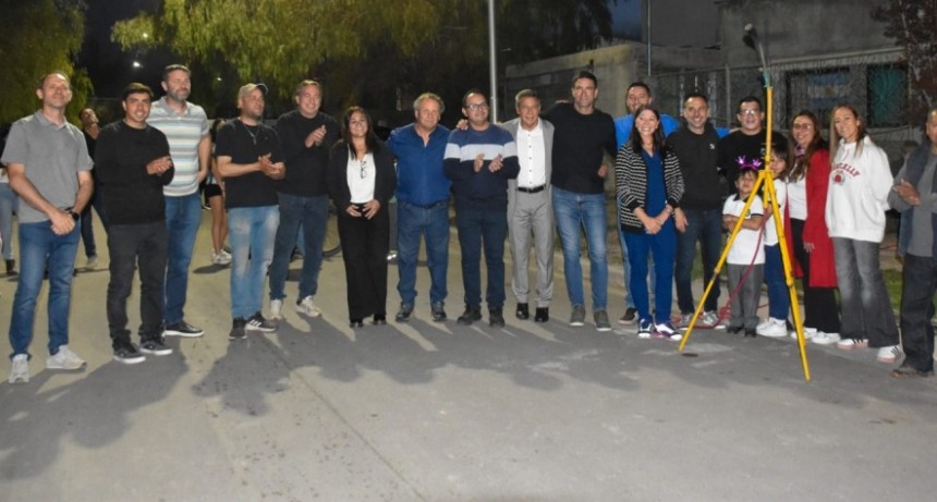 Calor de hogar: el Loteo Stocco celebra la llegada del gas natural