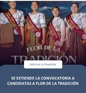 Se extiende la convocatoria a candidatas a Flor de la Tradici&oacute;n
