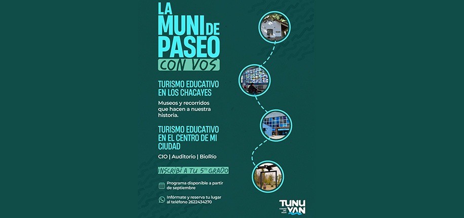 La Muni de paseo con vos: turismo educativo en Tunuy&aacute;n