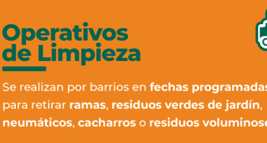 El Operativo de Limpieza en Tunuy&aacute;n