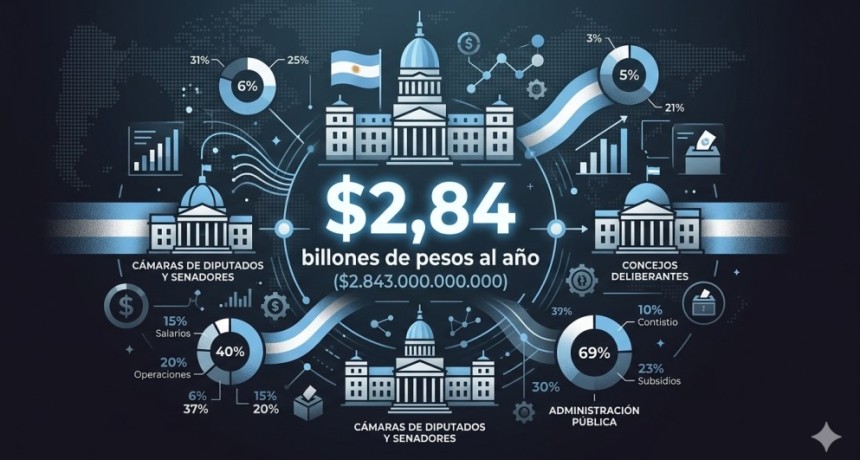 LA CASTA SE DISFRAZ&Oacute; DE CORPORACION POLITICA , 2,8 BILLONES DE PESOS NOS CUESTAN POR A&Ntilde;O DIPUTADOS NACIONALES, SENADORES NACIONALES, LEGISLADORES PROVINCIALES Y CONCEJALES.