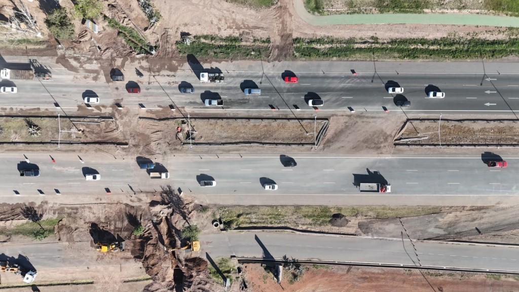  Finalizó en tiempo récord la obra de emergencia en el Acceso Sur