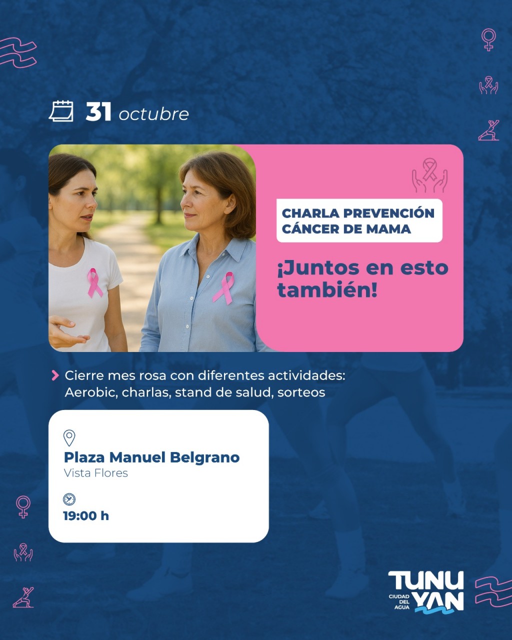 Cierre del Mes Rosa en Vista Flores 