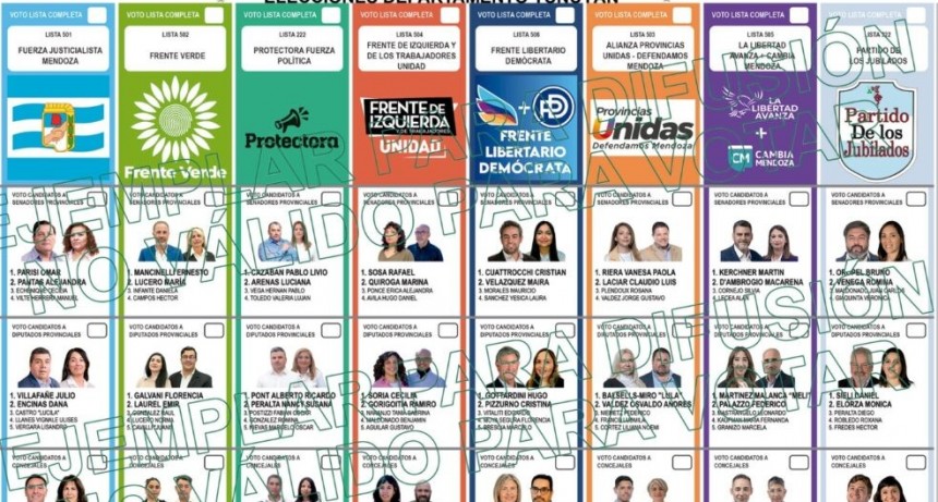 COMUNICADO DE PRENSA JUNTA ELECTORAL NACIONAL-MENDOZA