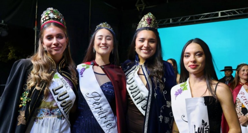 Luján de Cuyo coronó dos nuevas Reinas Distritales