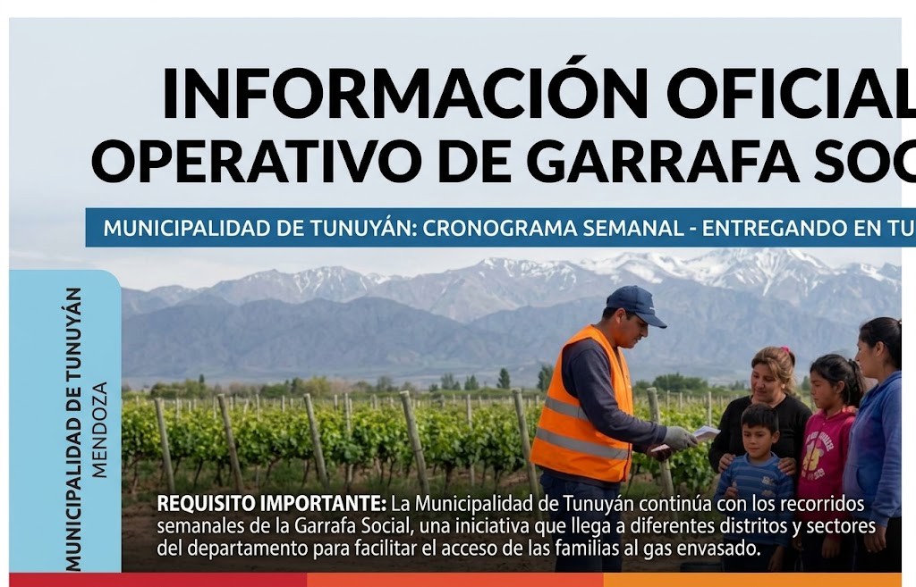Garrafa Social: Esta semana en Colonia Las Rosas, Vista Flores, Barrio Urquiza y en el CIC de la Pintada