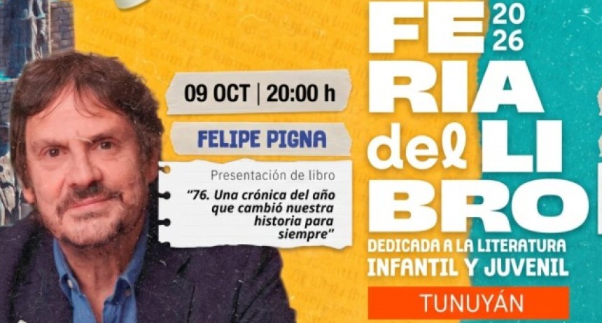 Feria del Libro en Tunuy&aacute;n: la programaci&oacute;n completa para disfrutar de dos jornadas de cultura