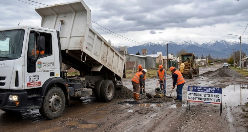 SAN CARLOS DECLAR&Oacute; LA EMERGENCIA DEPARTAMENTAL E INTENSIFICA LAS OBRAS POR LAS PERSISTENTES LLUVIAS