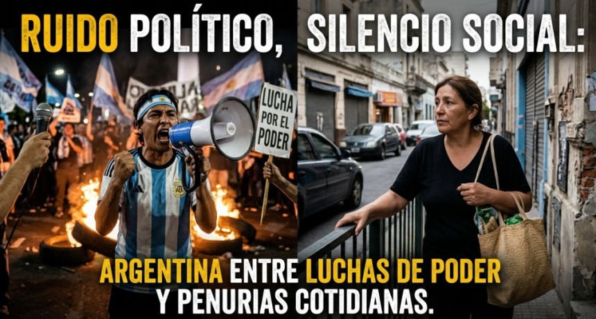  Ruido pol&iacute;tico, silencio social: Argentina entre luchas de poder y penurias cotidianas