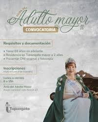 CONVOCATORIA DE CANDIDATAS A REINA DEL ADULTO MAYOR TUPUNGATO 2025