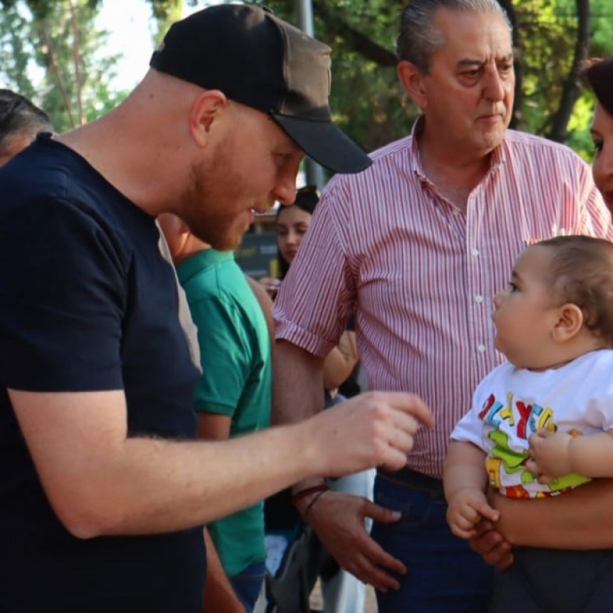 Allasino inauguró la Plaza Nocetti de Ugarteche