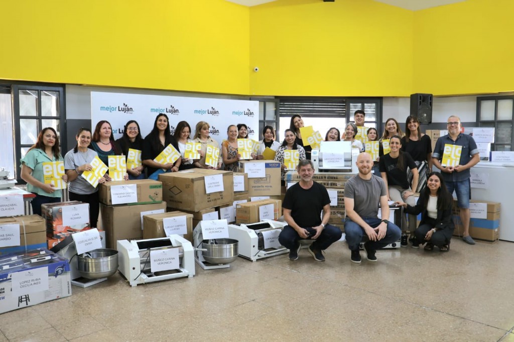 Luján de Cuyo impulsa a sus emprendedores con la entrega de nuevas maquinarias