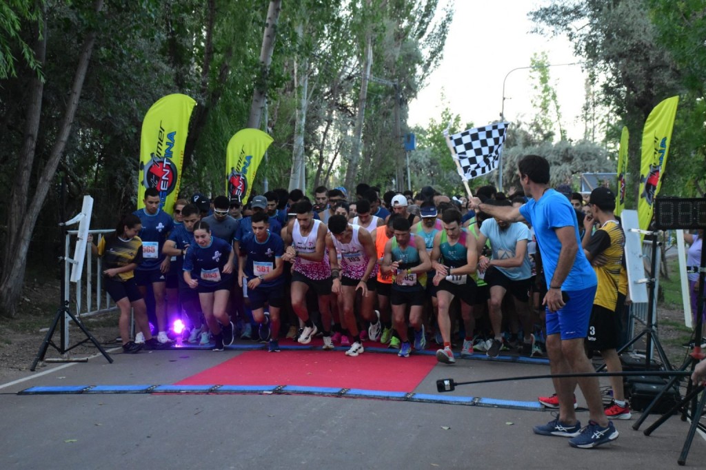 Más de 250 corredores participaron de la Maratón Aniversario de Tunuyán en el Parque La Lombardía
