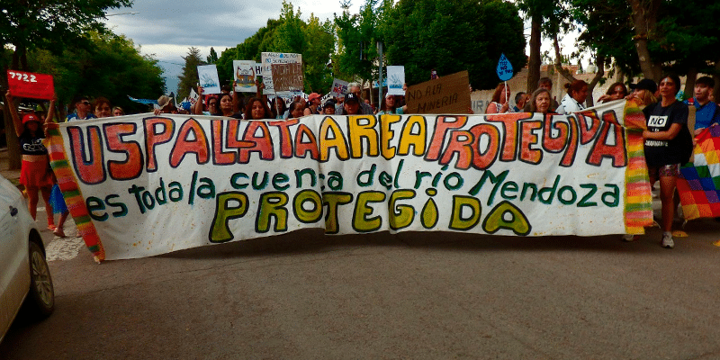 Vecino de Uspallata presentó hoy ante la Justicia mendocina una acción de amparo  colectivo contra el proyecto PSJ Cobre Mendocino