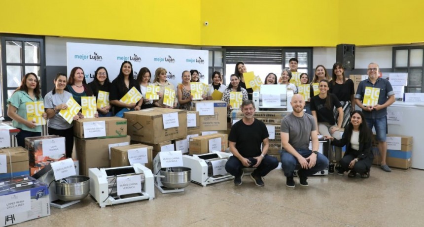 Luján de Cuyo impulsa a sus emprendedores con la entrega de nuevas maquinarias