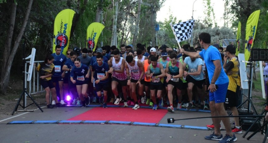 Más de 250 corredores participaron de la Maratón Aniversario de Tunuyán en el Parque La Lombardía