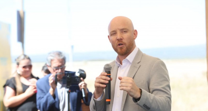 Allasino encabezó el inicio de obra de la Plataforma Logística de Luján de Cuyo, una inversión estratégica de USD 100 millones